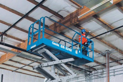 Genie® GS™-3246 E-Drive slab scissor lift