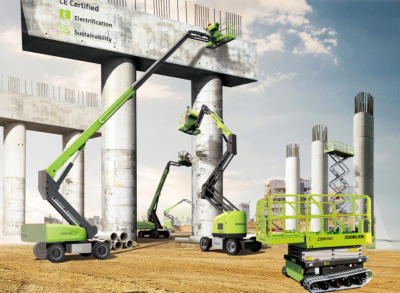 A range of Zoomlion lifting platforms